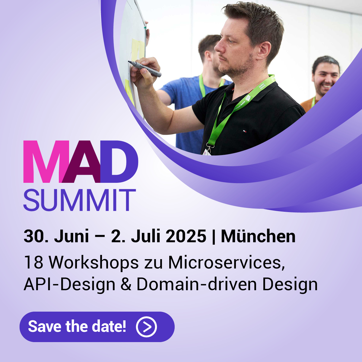 MAD Summit 2024 -Das Trainingsevent für API-Design, hands-on Software-Architektur und Enterprise-Softwareentwicklung