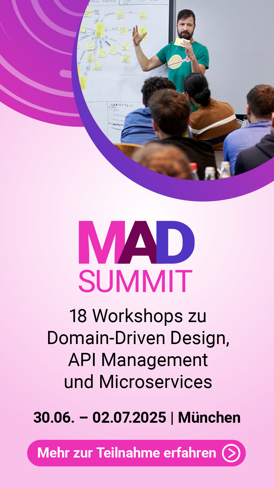 MAD Summit 2025 -Das Trainingsevent für API-Design, hands-on Software-Architektur und Enterprise-Softwareentwicklung